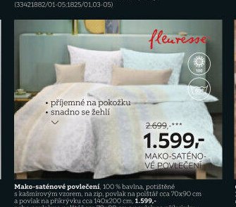 Mako-saténové povlečení