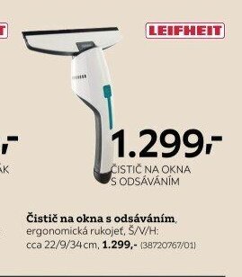 Čistič na okna s odsáváním