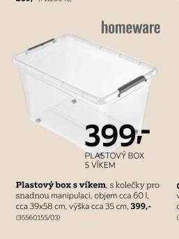 Plastový box s víkem