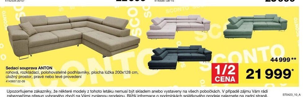Sedací souprava ANTON
