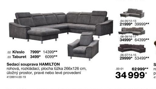 Sedací souprava HAMILTON
