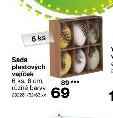 Sada plastových vajíček