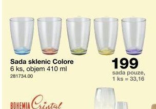 Sada sklenic Colore