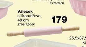 Váleček silikon/dřevo