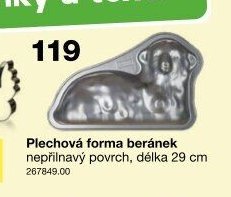 Plechová forma beránek