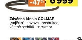 Závěsné křeslo COLMAR