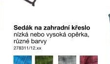 Sedák na zahradní křeslo