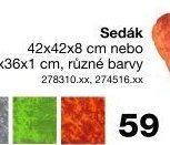 Sedák 42x42x8 cm nebo 36x36x1 cm