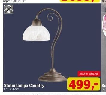 Stolní lampa Country