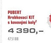 Pubert Hrobkovací KIT s kovovými koly