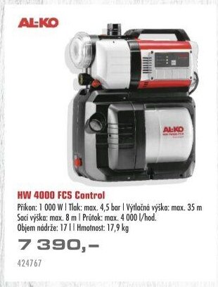 AL-KO HW 4000 FCS Control