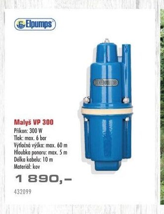 Elpumps Malýš VP 300