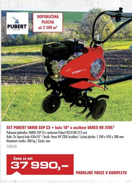 SET PUBERT VARIO 55P C3 + kola 10