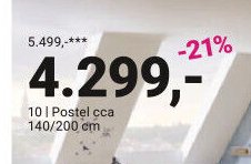 Postel cca 140/200 cm