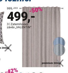 Zatemňovací závěs, VALENTIN
