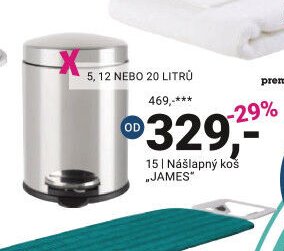 Nášlapný koš „JAMES“