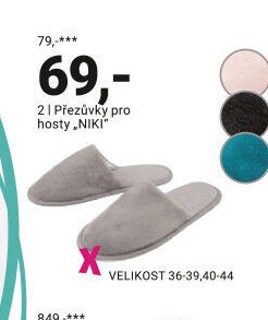 Přezůvky pro hosty NIKI