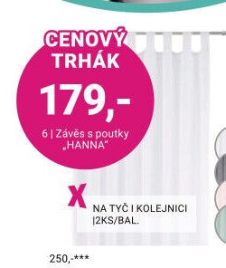 Závěs s poutky HANNA