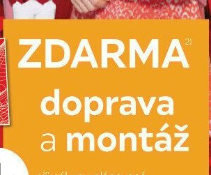 Doprava a montáž zdarma