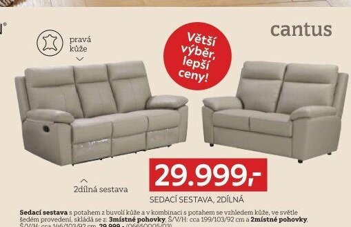 Sedací sestava, 2dílná