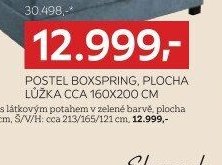 Postel boxspring, plocha lůžka cca 160x200 cm