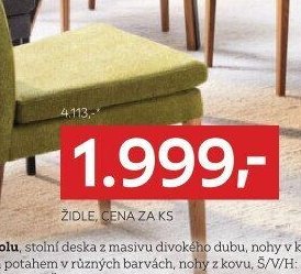 ŽIDLE, CENA ZA KS