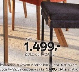ŽIDLE, CENA ZA KS