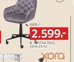 2 OTOČNÁ ŽIDLE, CENA ZA KS