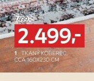 Tkaný koberec, cca 160x230 cm