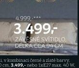 Závěsné svítidlo, délka cca 94 cm