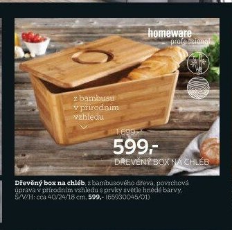 Dřevěný box na chléb