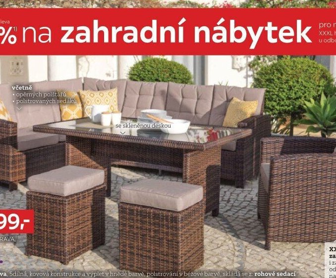 Zahradní souprava, 5dílná