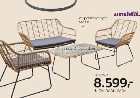 6 zahradní sada