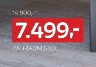 Zahradní stůl