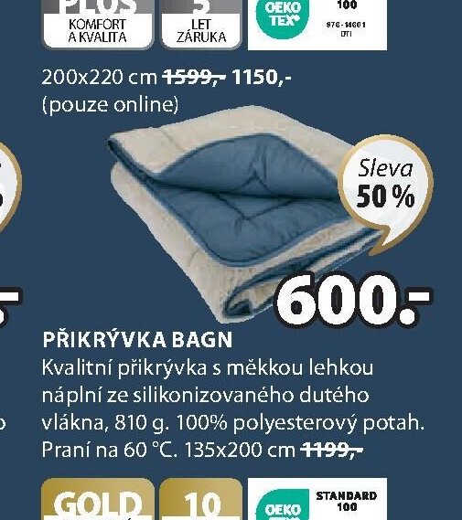 PŘIKRÝVKA BAGN