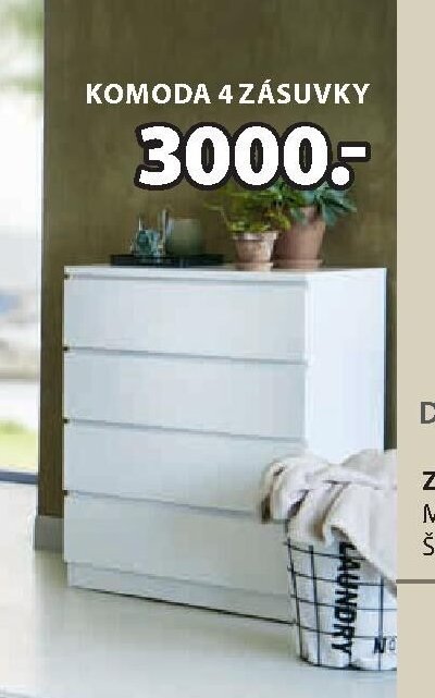 Komoda 4 zásuvky