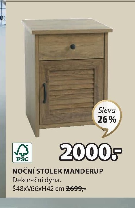 Noční stolek Manderup