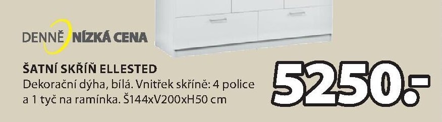 Šatní skříň Ellested