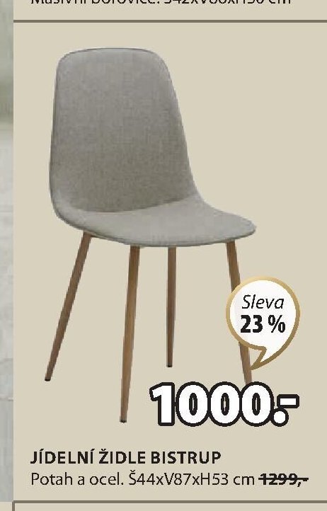 JÍDELNÍ ŽIDLE BISTRUP