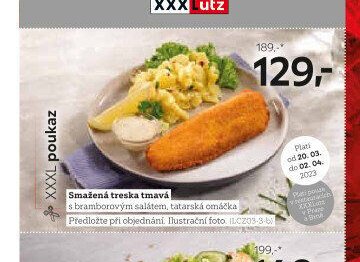 Smažená treska tmavá