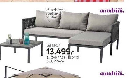 Zahradní sedací souprava