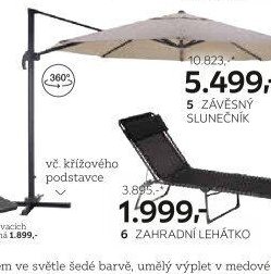 Závěsný slunečník