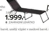 Zahradní lehátko