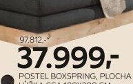 POSTEL BOXSPRING, PLOCHA LŮŽKA CCA 180X200 CM