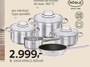 3 SADA HRNCŮ, 8DÍLNÁ
