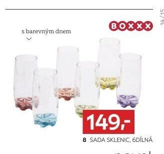 Sada sklenic, 6dílná