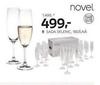 Sada sklenic, 18dílná