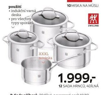 Sada hrnců, 4dílná