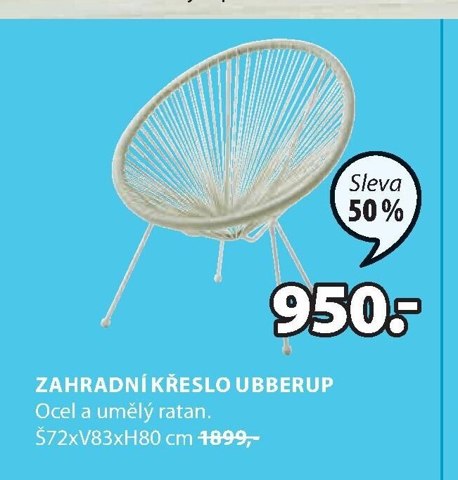 ZAHRADNÍ KŘESLO UBBERUP