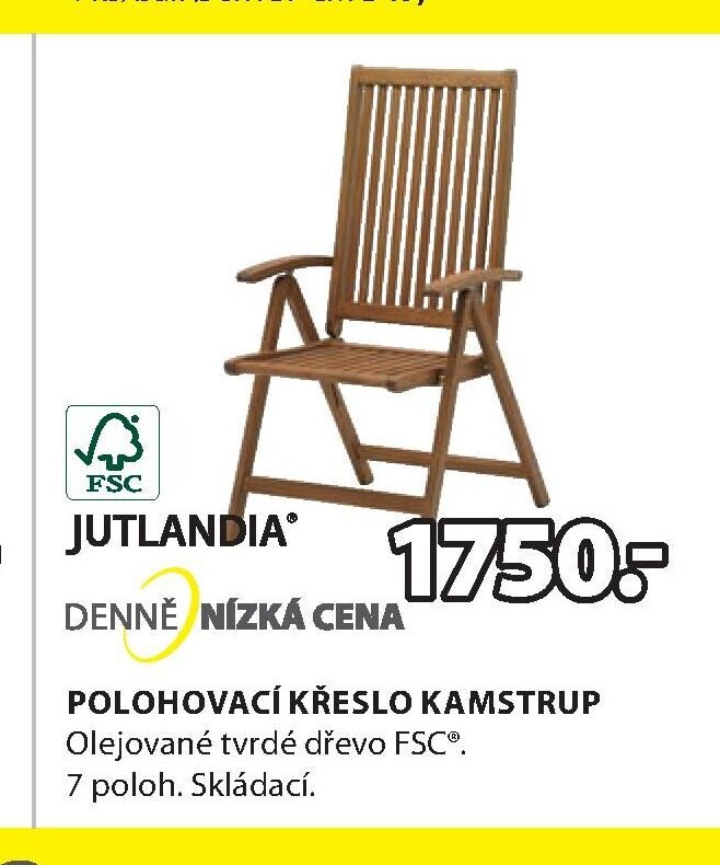 POLOHOVACÍ KŘESLO KAMSTRUP
